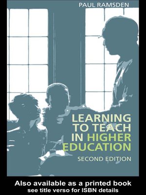 cover image of Learning to Teach in Higher Education